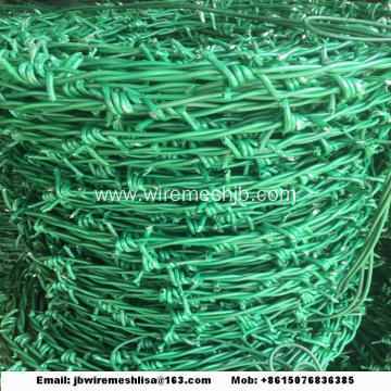 Galvanized and PVC Coated Barbed Wire